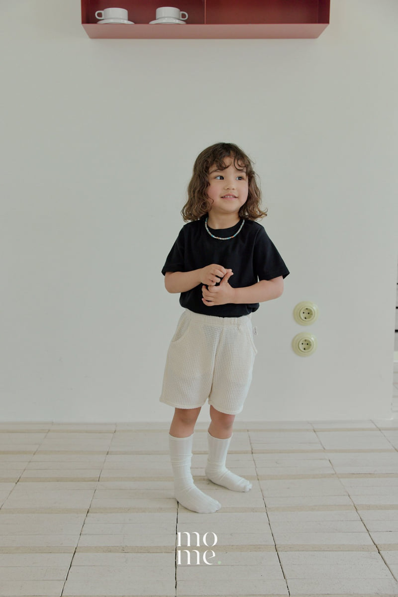 Mome - Korean Children Fashion - #childrensboutique - Knit Waffle Shorts - 6