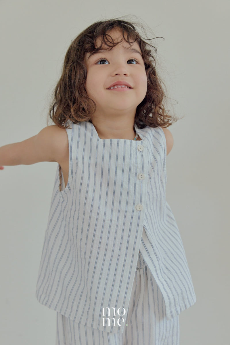 Mome - Korean Children Fashion - #childofig - Line Blouse - 4