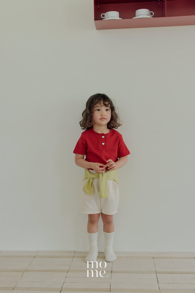 Mome - Korean Children Fashion - #designkidswear - Knit Waffle Shorts - 7