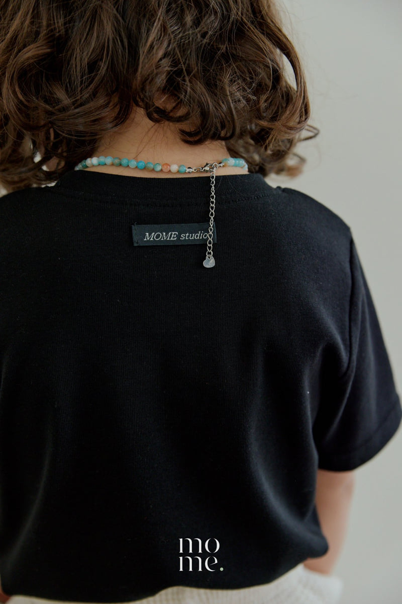 Mome - Korean Children Fashion - #discoveringself - Plain Short Sleeve Tee - 10