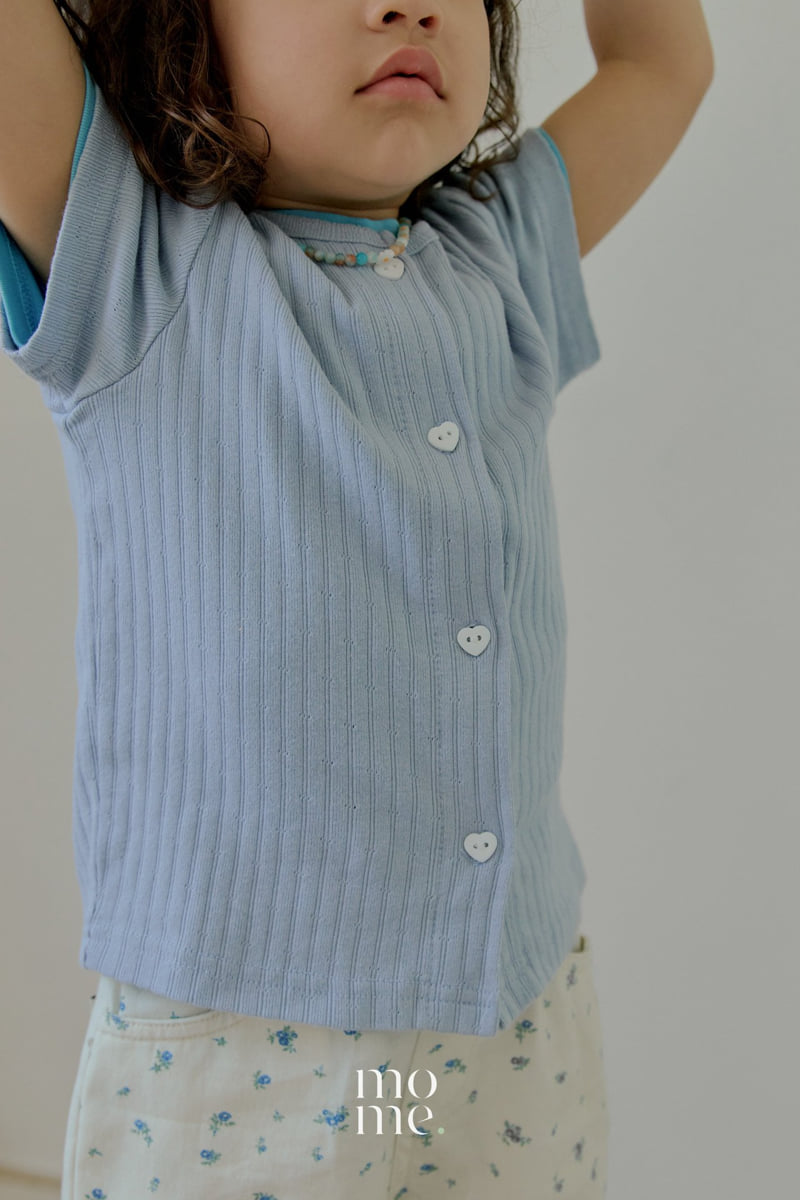 Mome - Korean Children Fashion - #fashionkids - Momo Short Sleeve Cardigan - 5