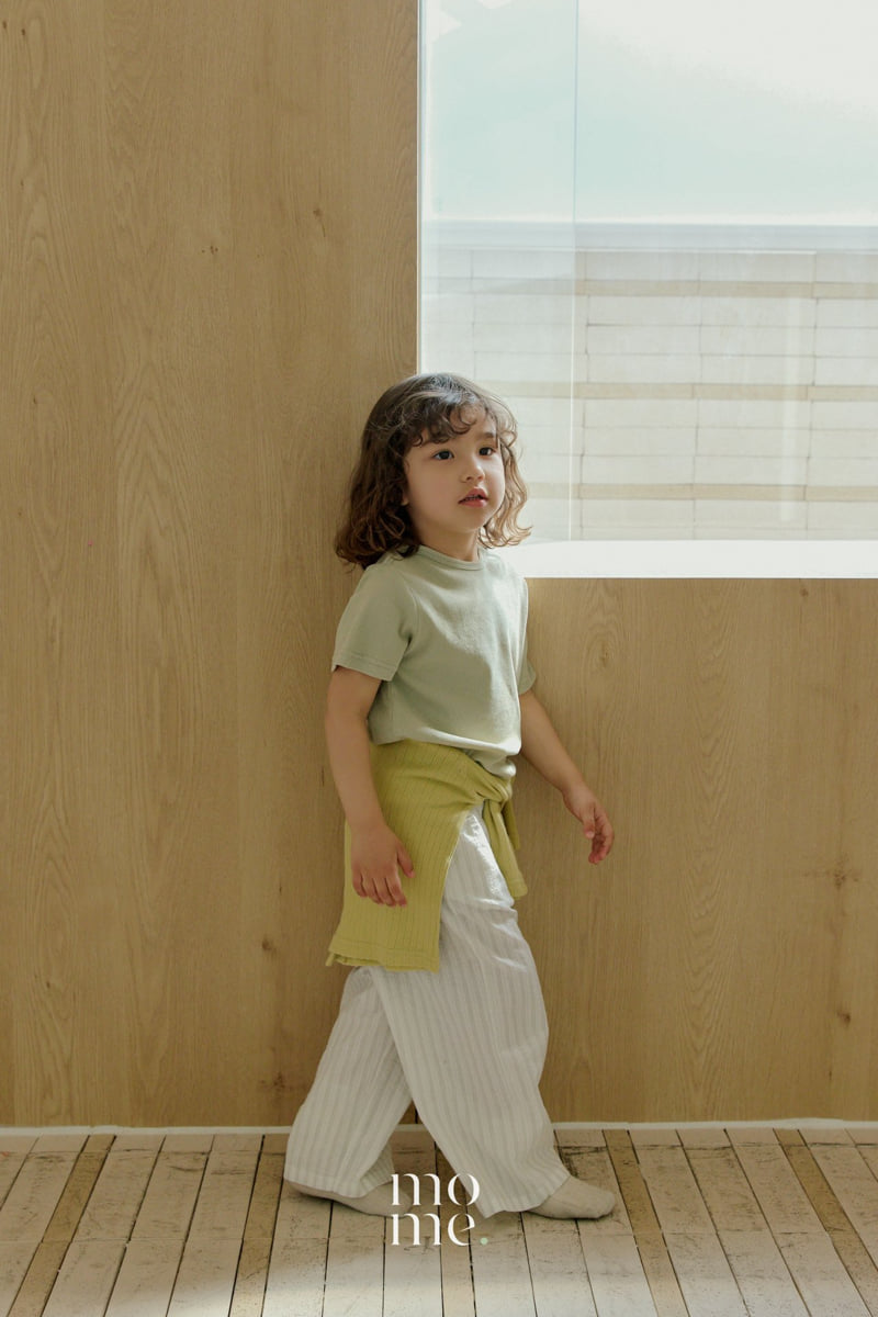 Mome - Korean Children Fashion - #discoveringself - Soft Ribbed Tee - 4
