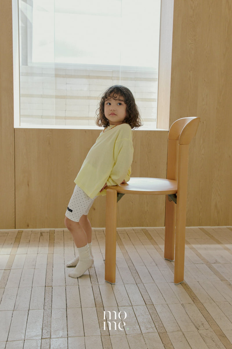 Mome - Korean Children Fashion - #kidsshorts - Ribbed Dot Leggings - 5