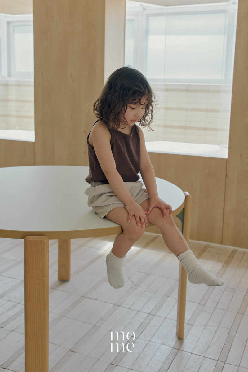 Mome - Korean Children Fashion - #kidsshorts - Daily Strap Sleeveless - 3