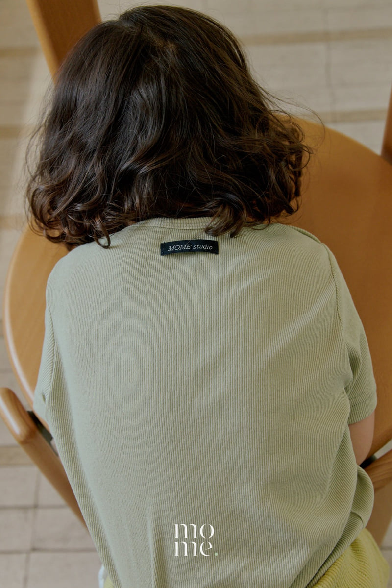 Mome - Korean Children Fashion - #kidsstore - Soft Ribbed Tee - 6