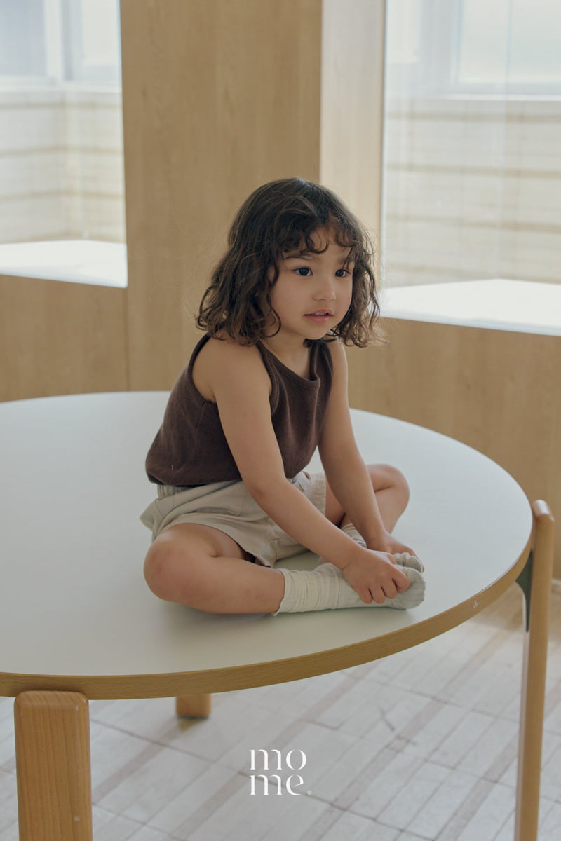 Mome - Korean Children Fashion - #kidsshorts - Daily Strap Sleeveless - 4
