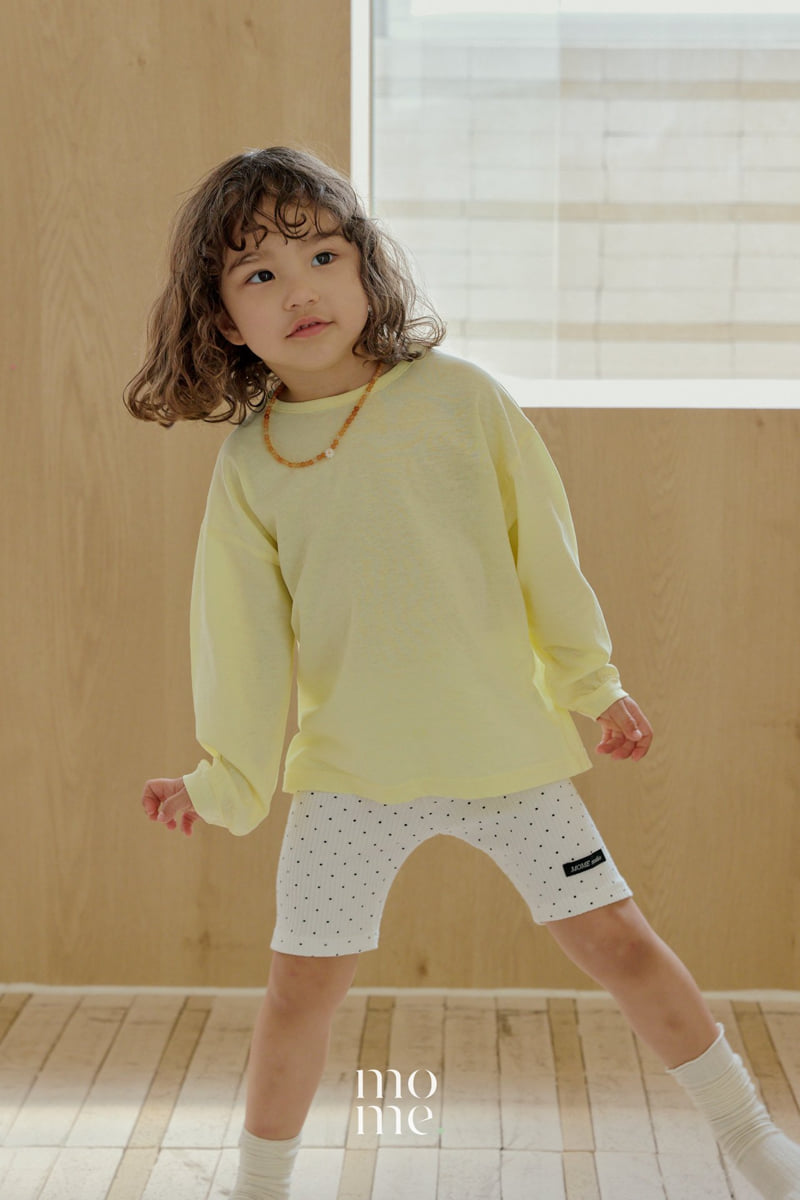 Mome - Korean Children Fashion - #kidzfashiontrend - Ribbed Dot Leggings - 7