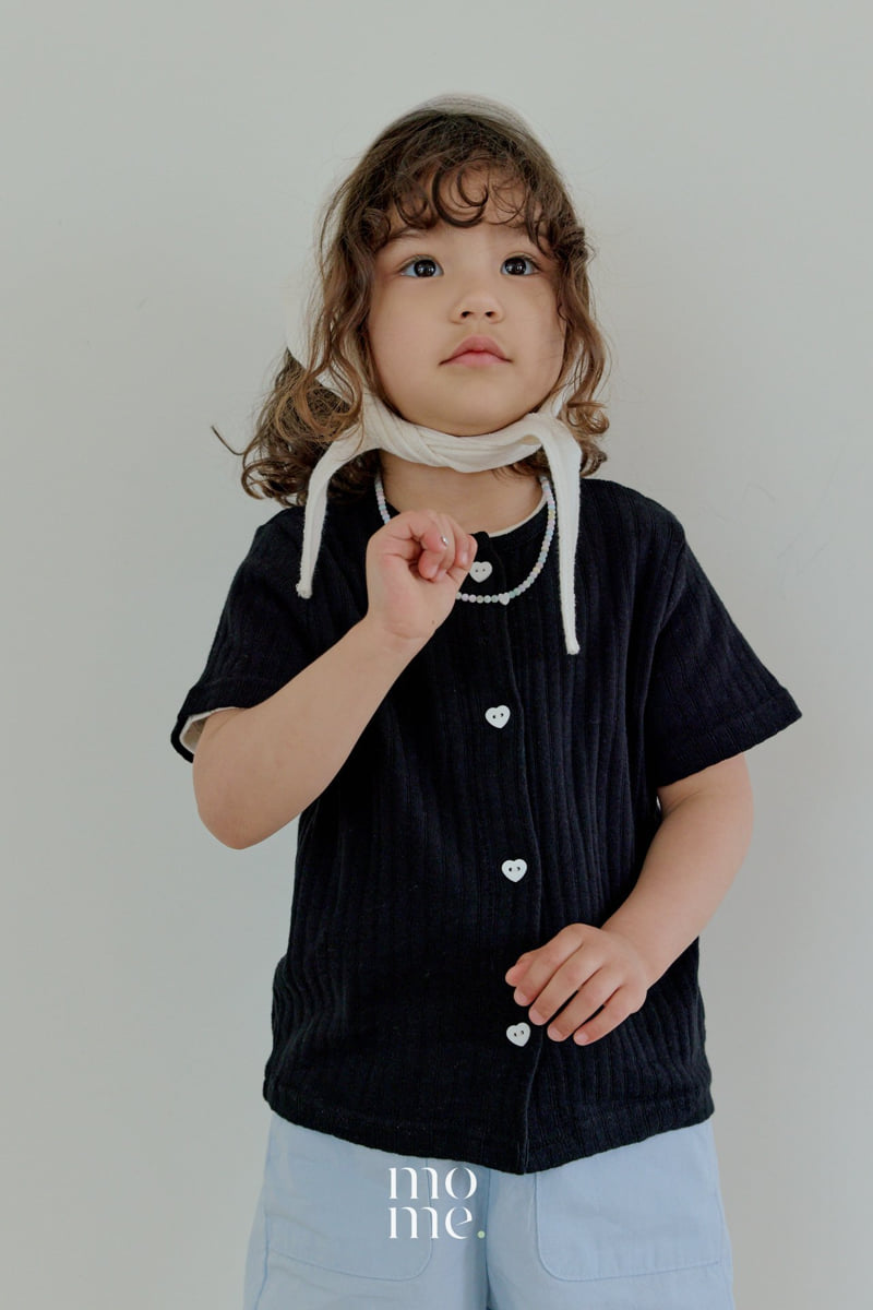 Mome - Korean Children Fashion - #littlefashionista - Momo Short Sleeve Cardigan - 10