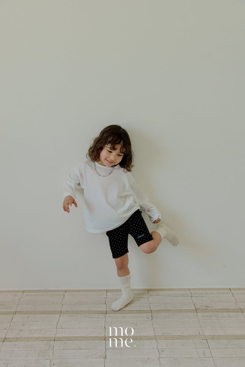 Mome - Korean Children Fashion - #littlefashionista - Ribbed Dot Leggings - 9
