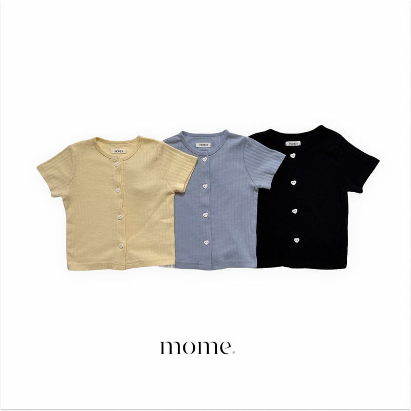 Mome - Korean Children Fashion - #minifashionista - Momo Short Sleeve Cardigan - 12