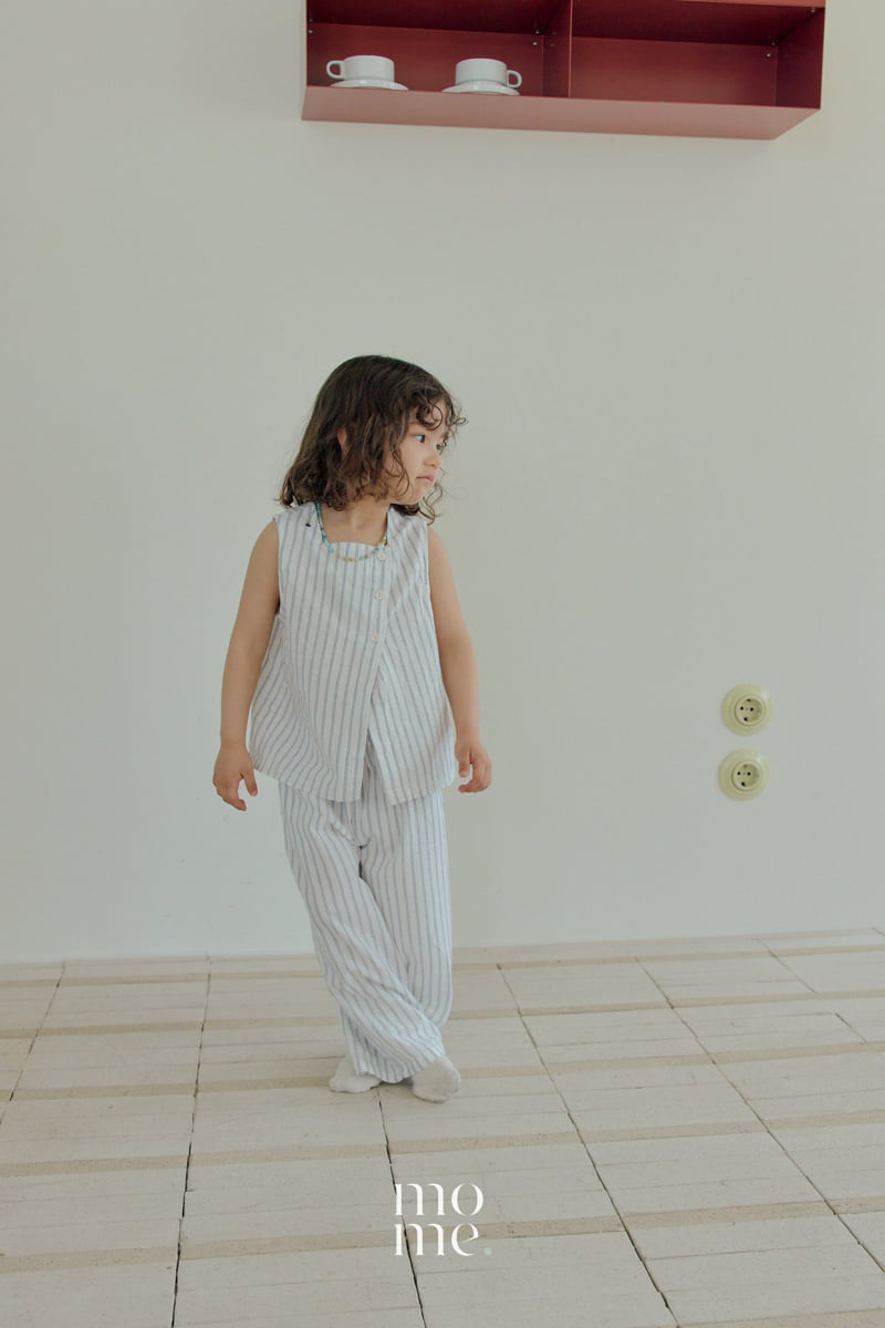 Mome - Korean Children Fashion - #prettylittlegirls - Line Blouse