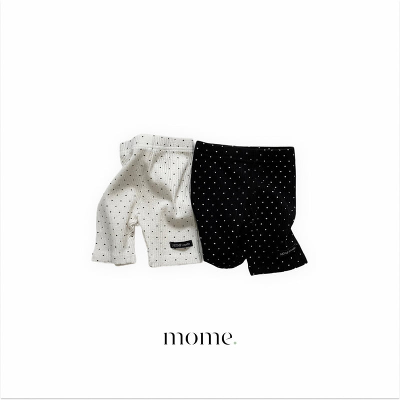 Mome - Korean Children Fashion - #prettylittlegirls - Ribbed Dot Leggings - 12