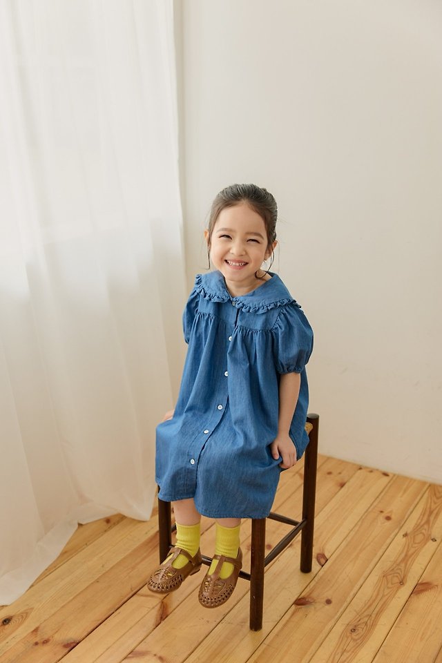 Mon Atelier - Korean Children Fashion - #magicofchildhood - French Denim One-piece - 9