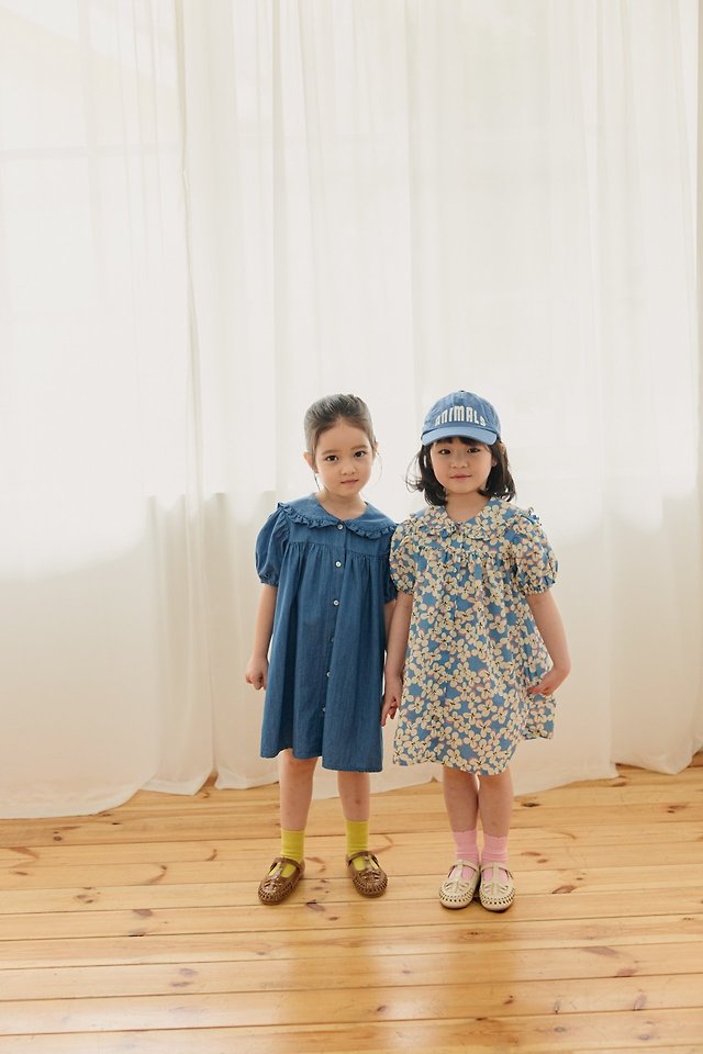 Mon Atelier - Korean Children Fashion - #todddlerfashion - French Flower One-piece - 11