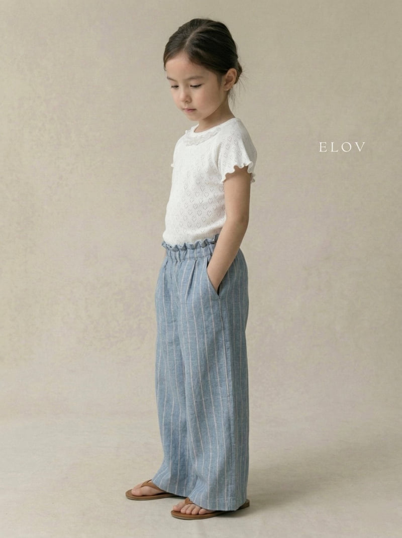 Mon Petit Bebe - Korean Baby Fashion - #babyboutique - Linen Wide Pants - 4