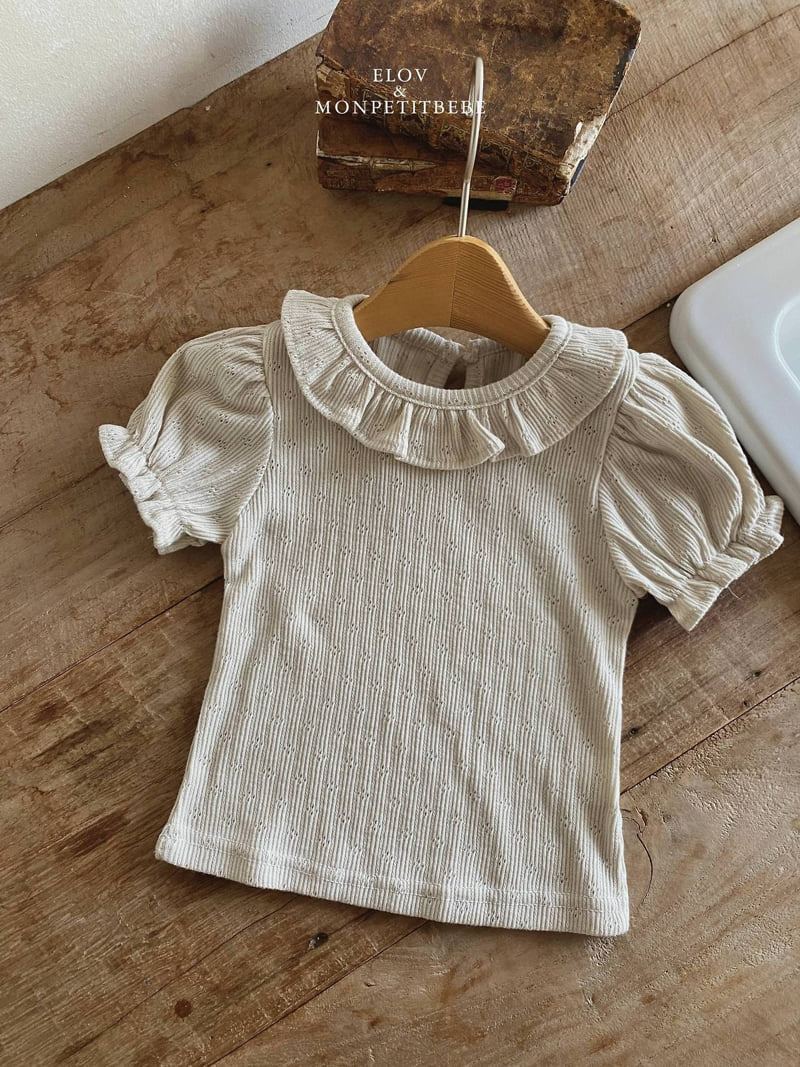 Mon Petit Bebe - Korean Baby Fashion - #babyfever - Vanilla Tee - 4