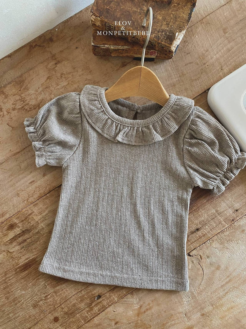 Mon Petit Bebe - Korean Baby Fashion - #babylifestyle - Vanilla Tee - 5