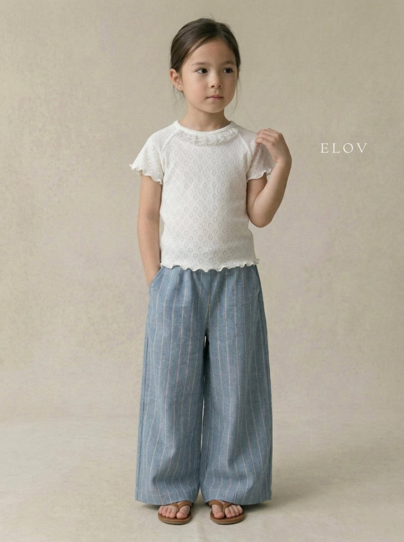 Mon Petit Bebe - Korean Baby Fashion - #babylifestyle - Nana Lace Tee - 6