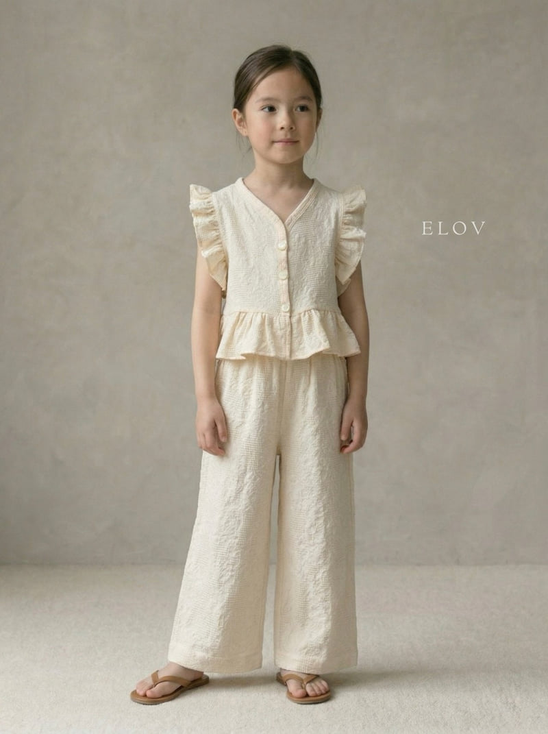 Mon Petit Bebe - Korean Baby Fashion - #babyootd - Anna Set (Plain) - 3