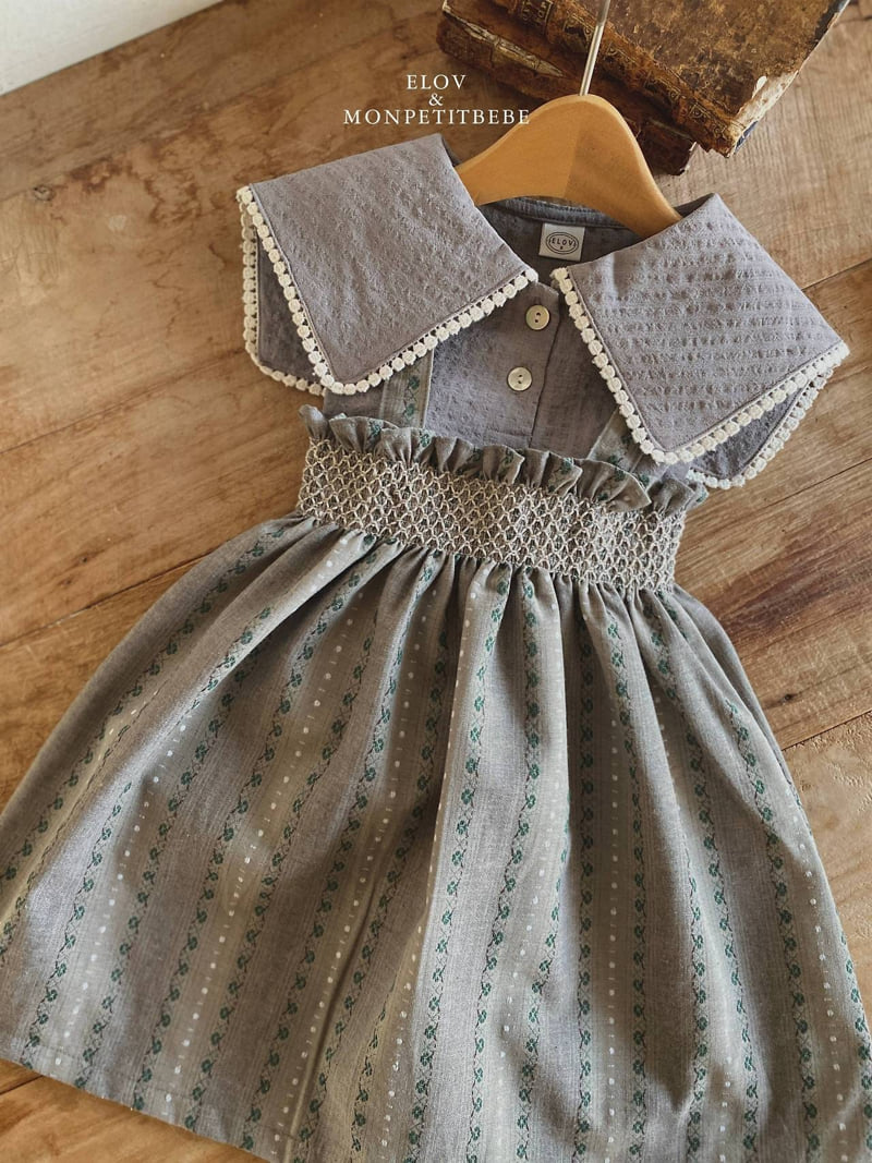 Mon Petit Bebe - Korean Baby Fashion - #babyootd - Reve One-piece - 5