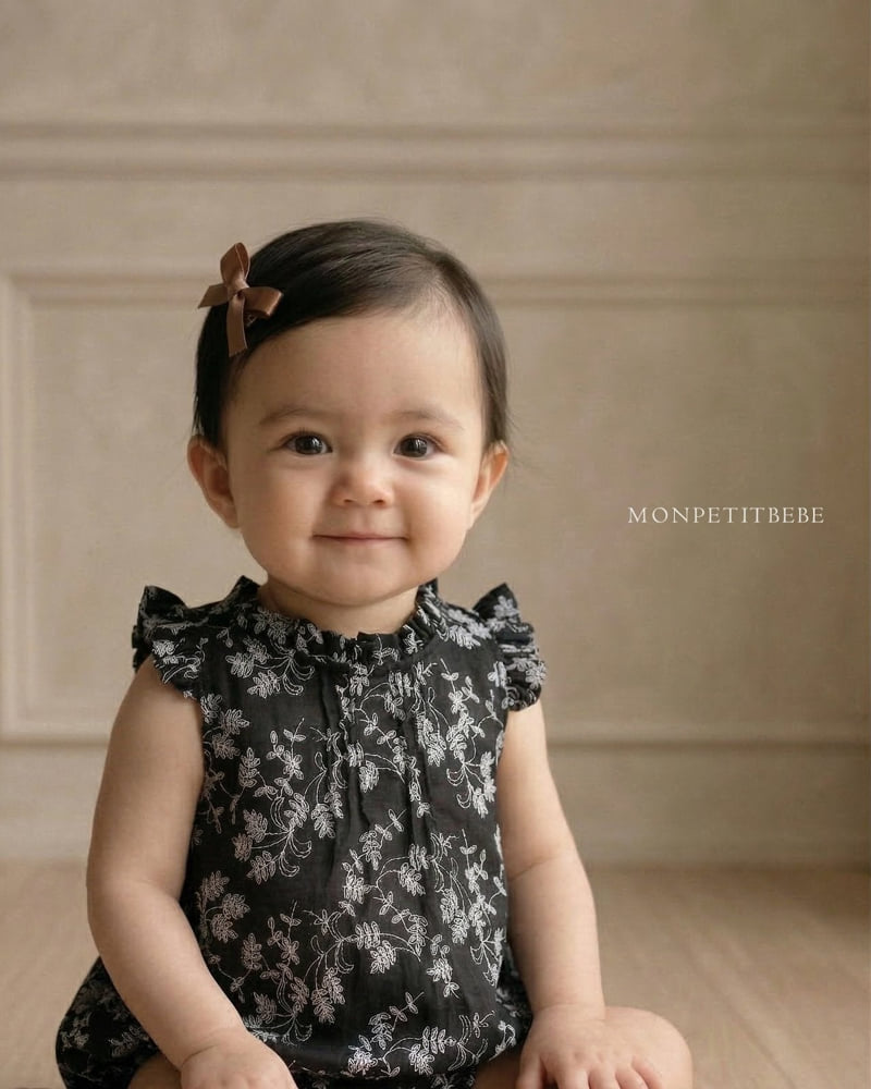 Mon Petit Bebe - Korean Baby Fashion - #babyootd - Roa Pintuck Suit - 2