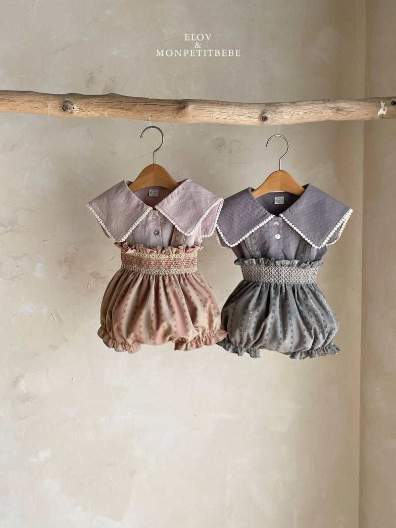 Mon Petit Bebe - Korean Baby Fashion - #babyoutfit - Reve Romper - 5