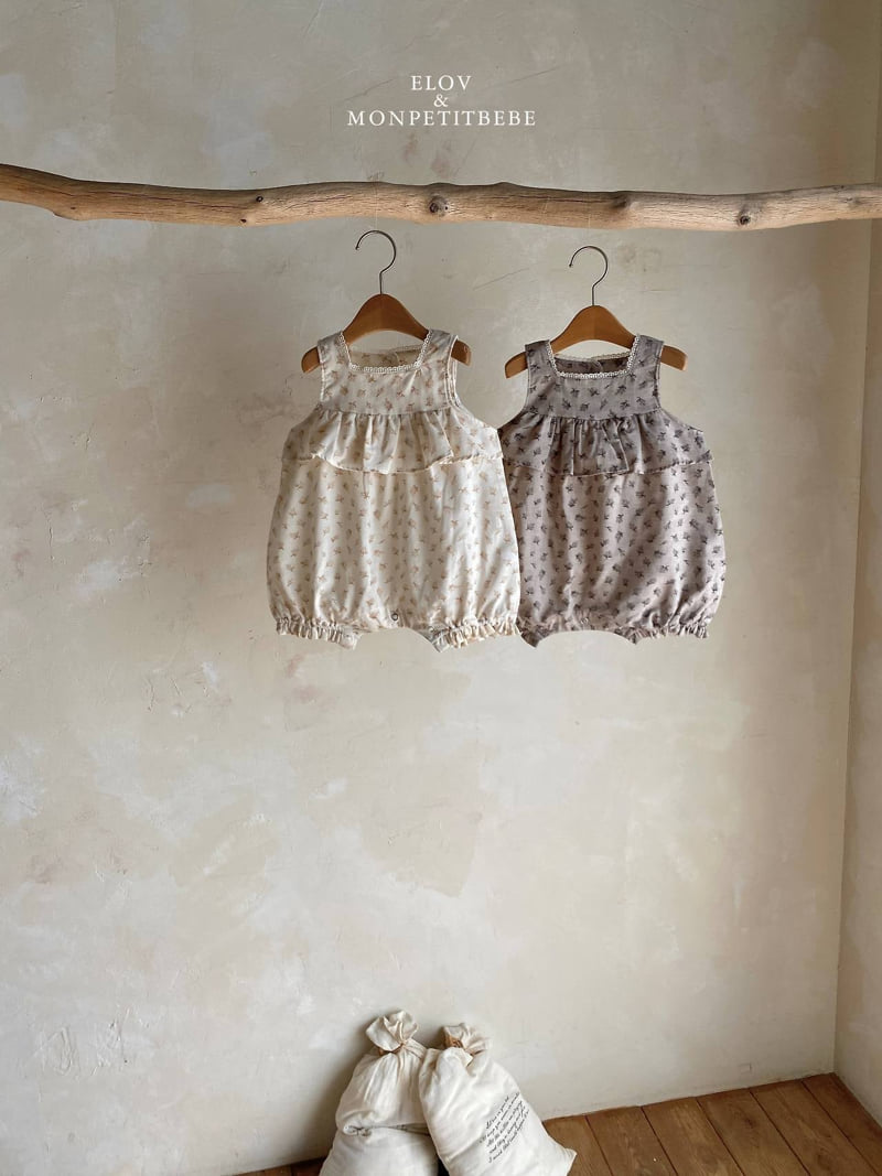 Mon Petit Bebe - Korean Baby Fashion - #babyoutfit - Rose Jumpsuit - 4
