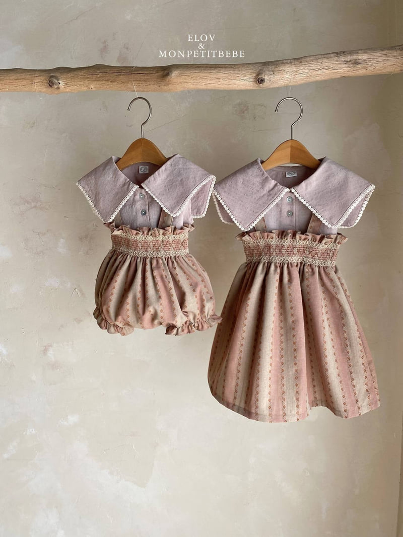 Mon Petit Bebe - Korean Baby Fashion - #onlinebabyshop - Reve One-piece - 10