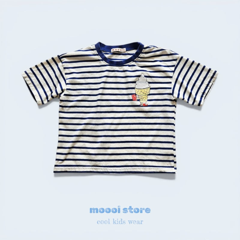 Mooi Store - Korean Children Fashion - #Kfashion4kids - Ice Cream Striped Tee - 9