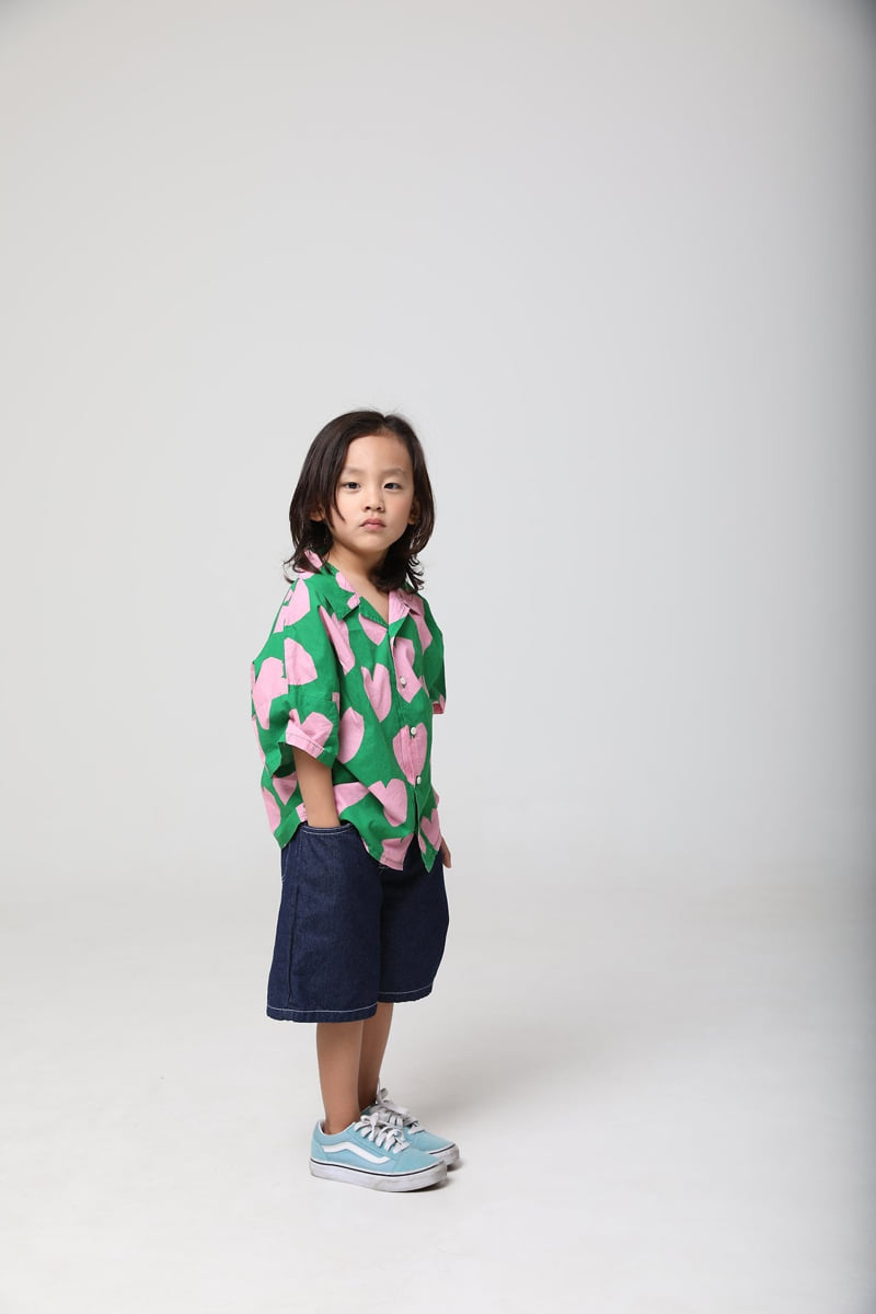 Mooi Store - Korean Children Fashion - #Kfashion4kids - Big Heart Shirt - 2
