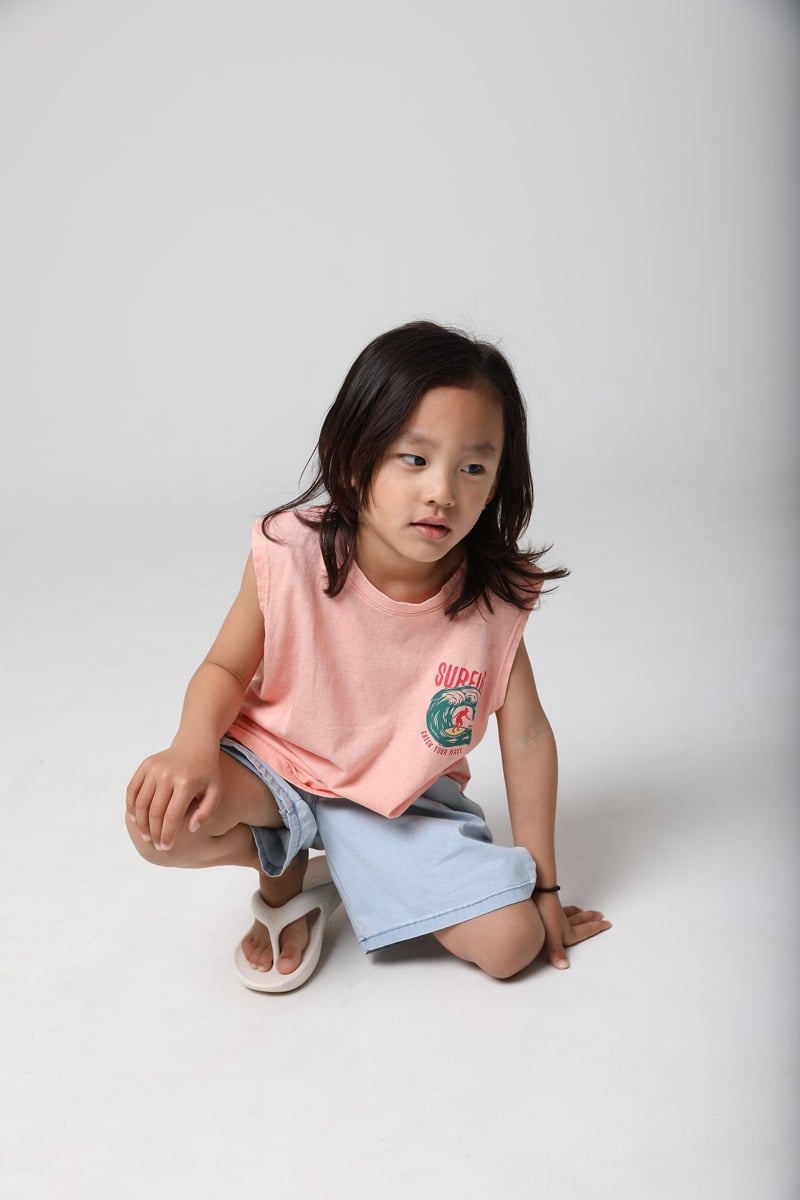 Mooi Store - Korean Children Fashion - #stylishchildhood - Surfing Sleeveless - 4