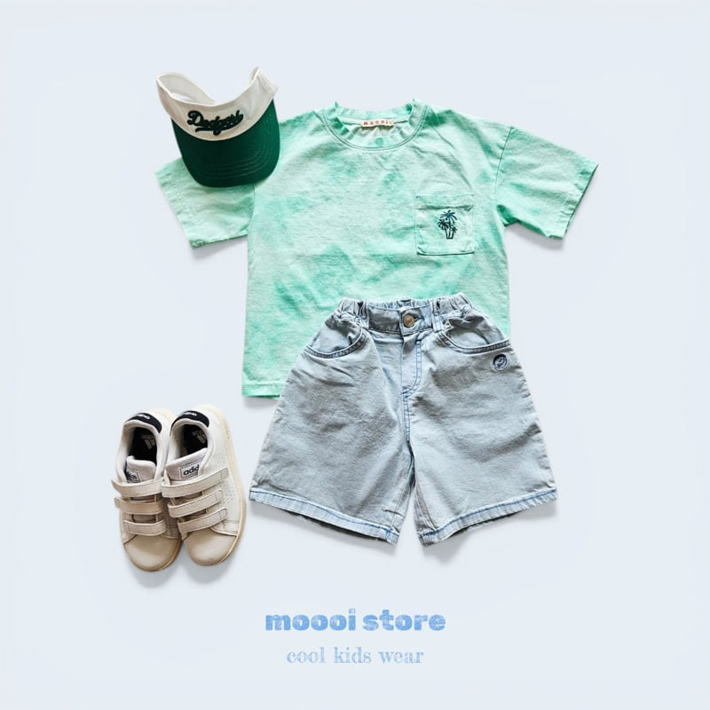 Mooi Store - Korean Children Fashion - #childofig - Palm Tree Water Print Tee - 10