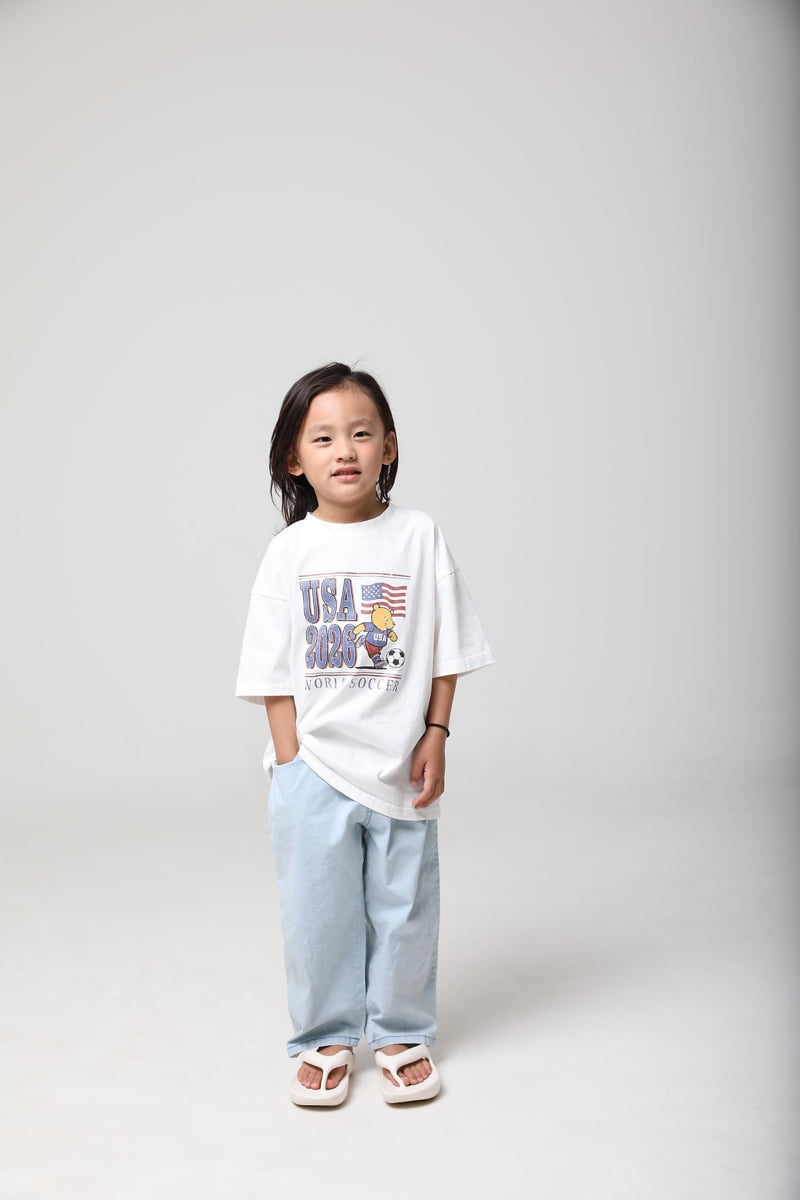 Mooi Store - Korean Children Fashion - #designkidswear - World Cup Graphic Print Tee