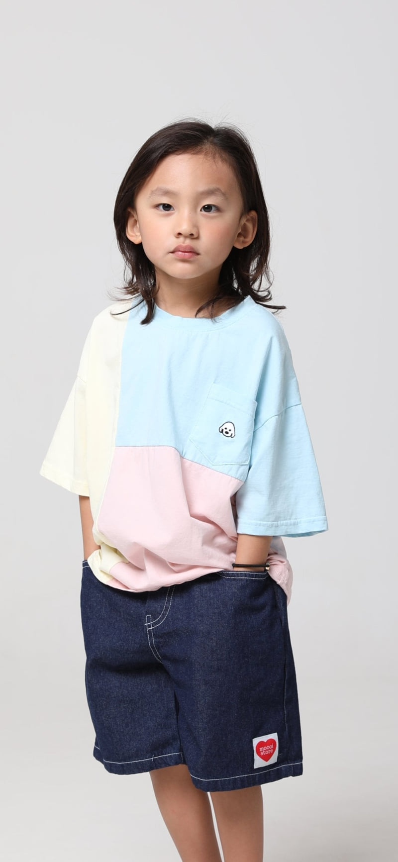 Mooi Store - Korean Children Fashion - #designkidswear - 3-Panel Dog Tee - 3