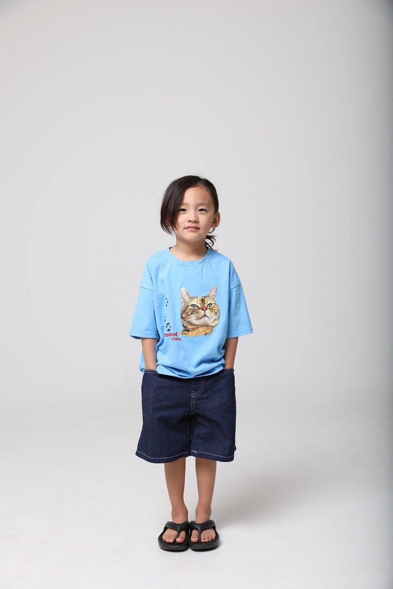 Mooi Store - Korean Children Fashion - #designkidswear - Warrior Print Cat Tee