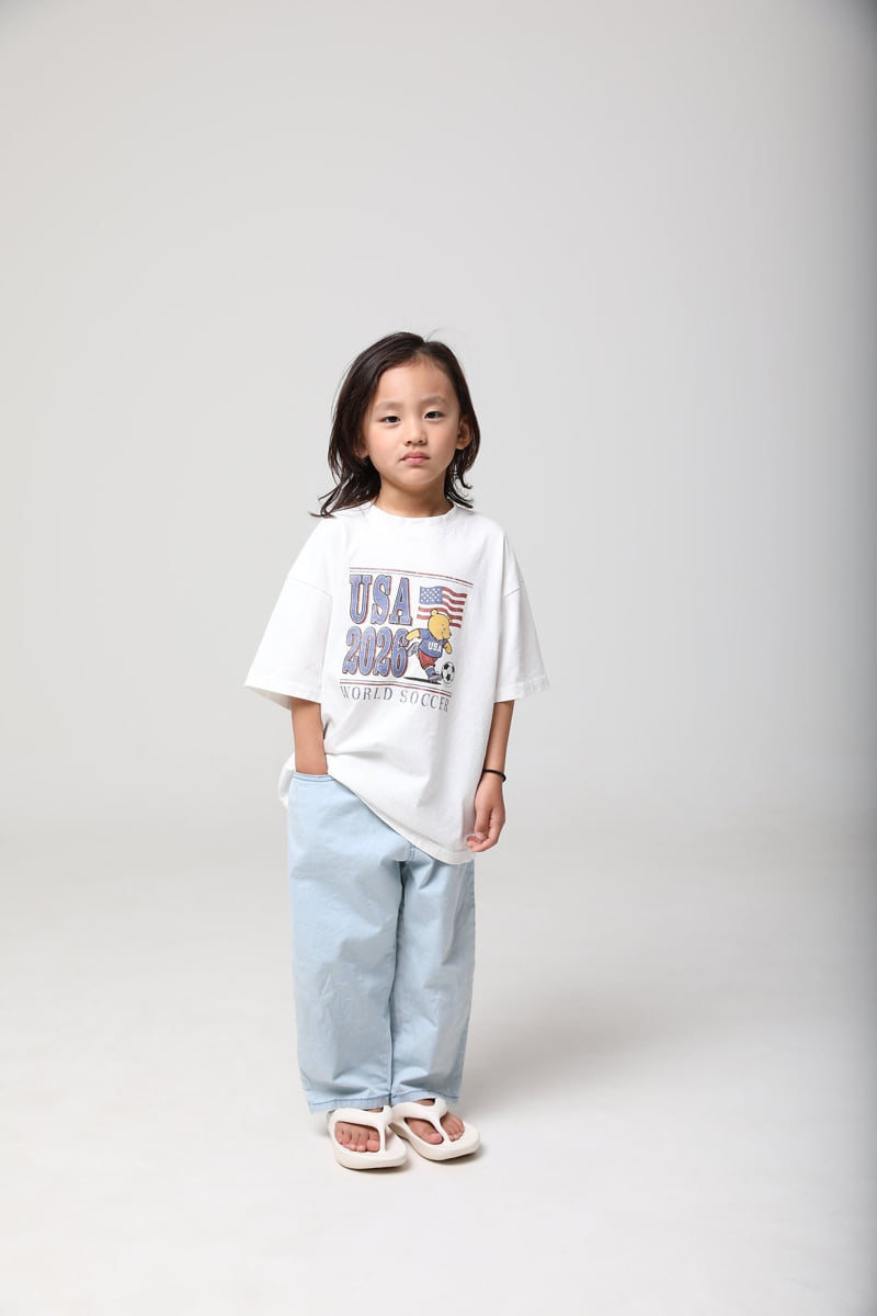 Mooi Store - Korean Children Fashion - #discoveringself - World Cup Graphic Print Tee - 2