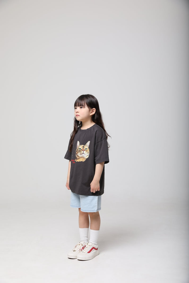 Mooi Store - Korean Children Fashion - #discoveringself - Warrior Print Cat Tee - 2