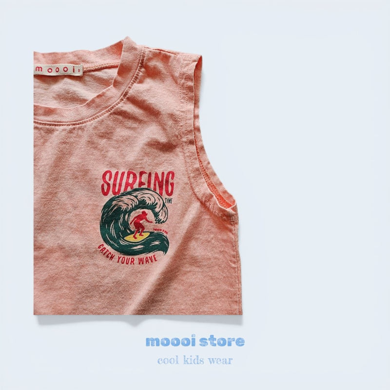 Mooi Store - Korean Children Fashion - #fashionkids - Surfing Sleeveless - 8