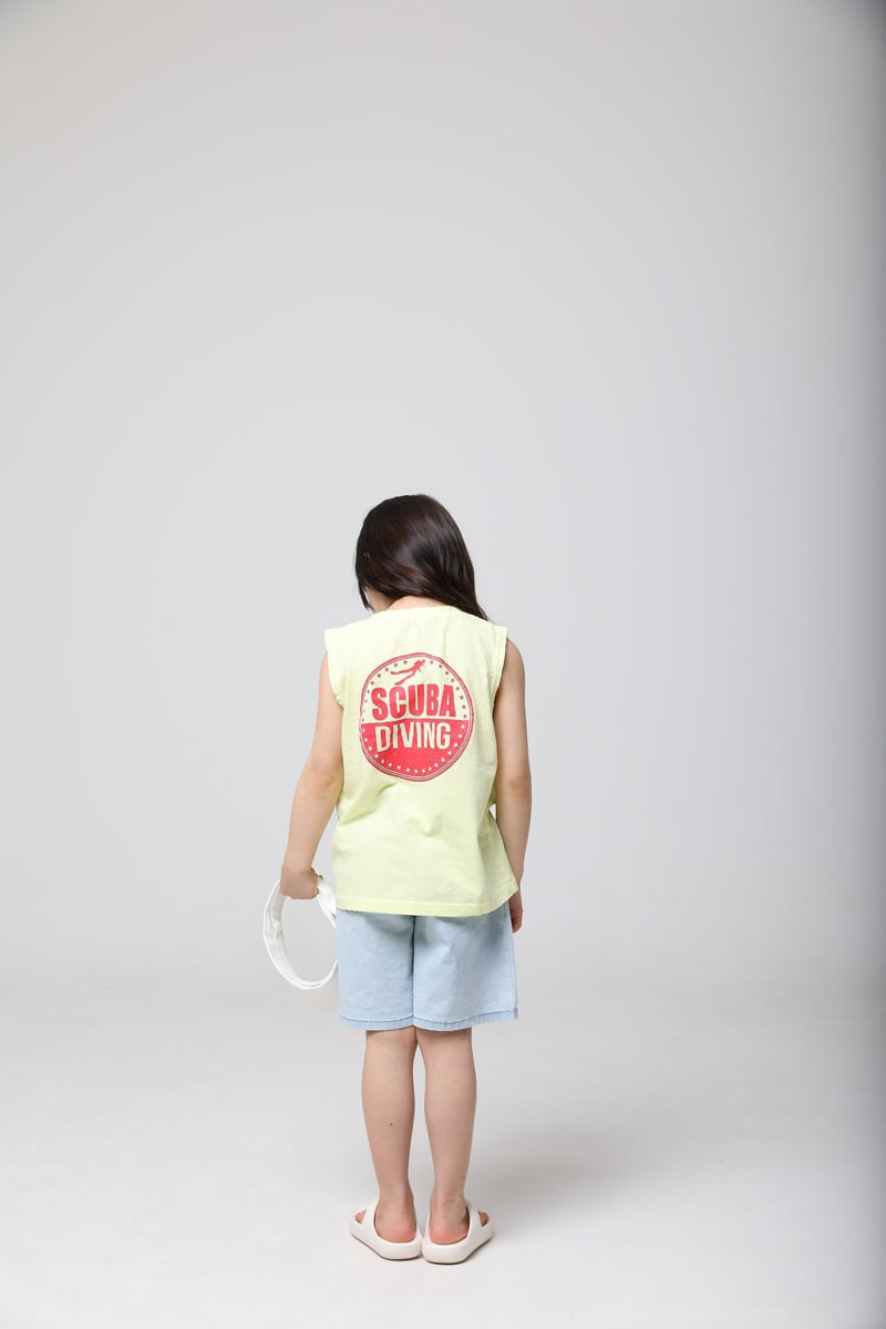 Mooi Store - Korean Children Fashion - #fashionkids - Scuba Sleeveless - 6