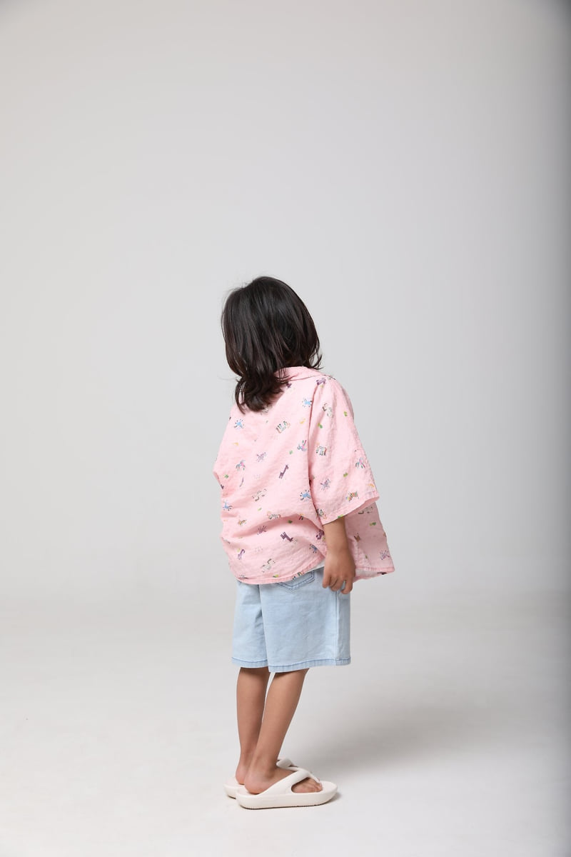 Mooi Store - Korean Children Fashion - #kidsshorts - Zebra Shirt - 5