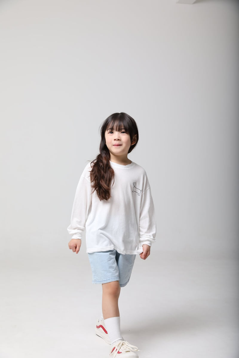 Mooi Store - Korean Children Fashion - #kidsshorts - Dachshund Tee - 3