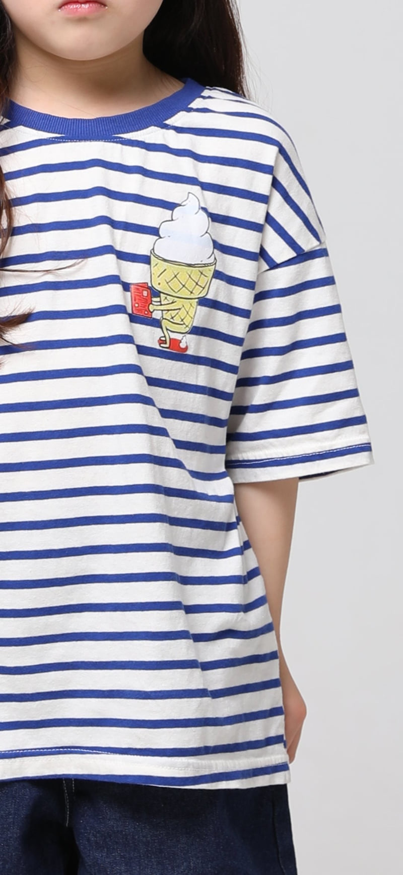 Mooi Store - Korean Children Fashion - #kidsstore - Ice Cream Striped Tee - 7