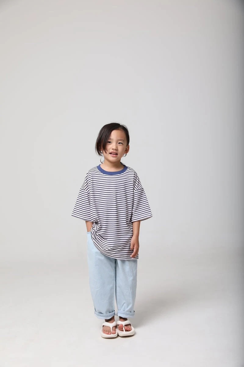Mooi Store - Korean Children Fashion - #kidzfashiontrend - Cool Striped Tee - 5