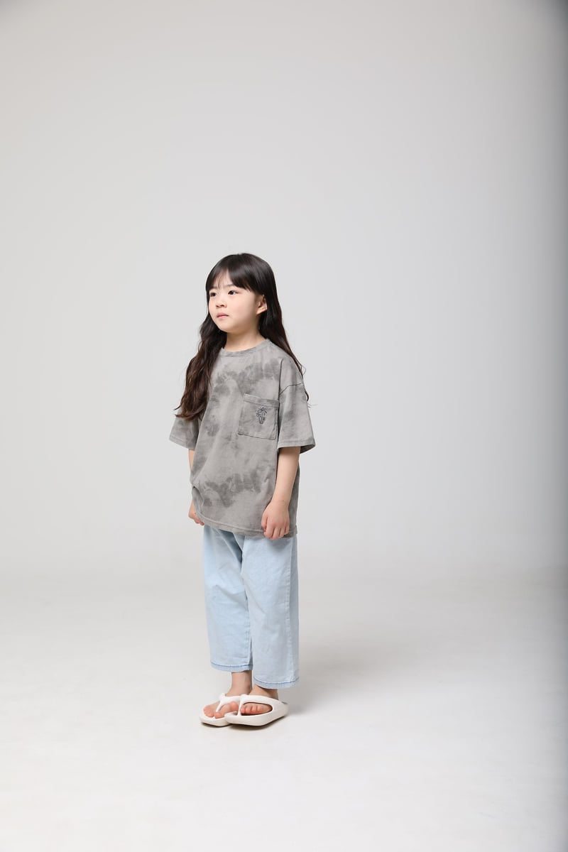 Mooi Store - Korean Children Fashion - #kidsstore - Palm Tree Water Print Tee - 4