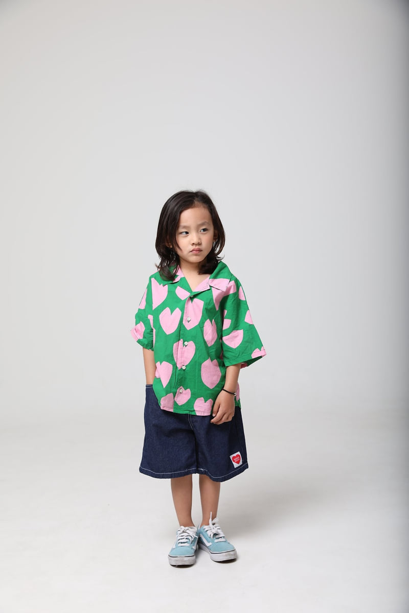 Mooi Store - Korean Children Fashion - #kidzfashiontrend - Big Heart Shirt
