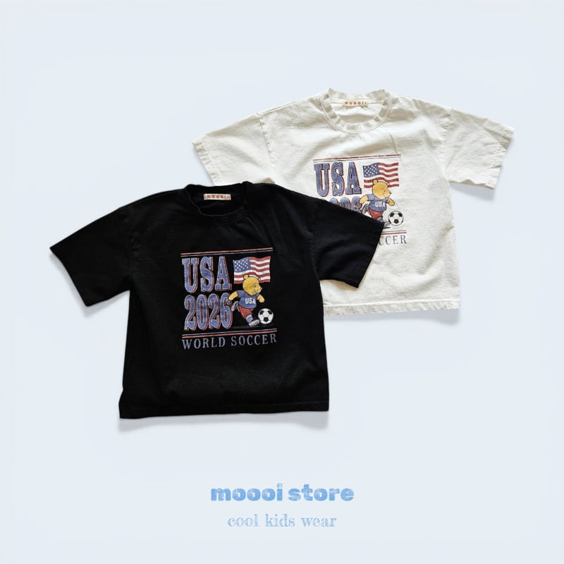 Mooi Store - Korean Children Fashion - #littlefashionista - World Cup Graphic Print Tee - 8