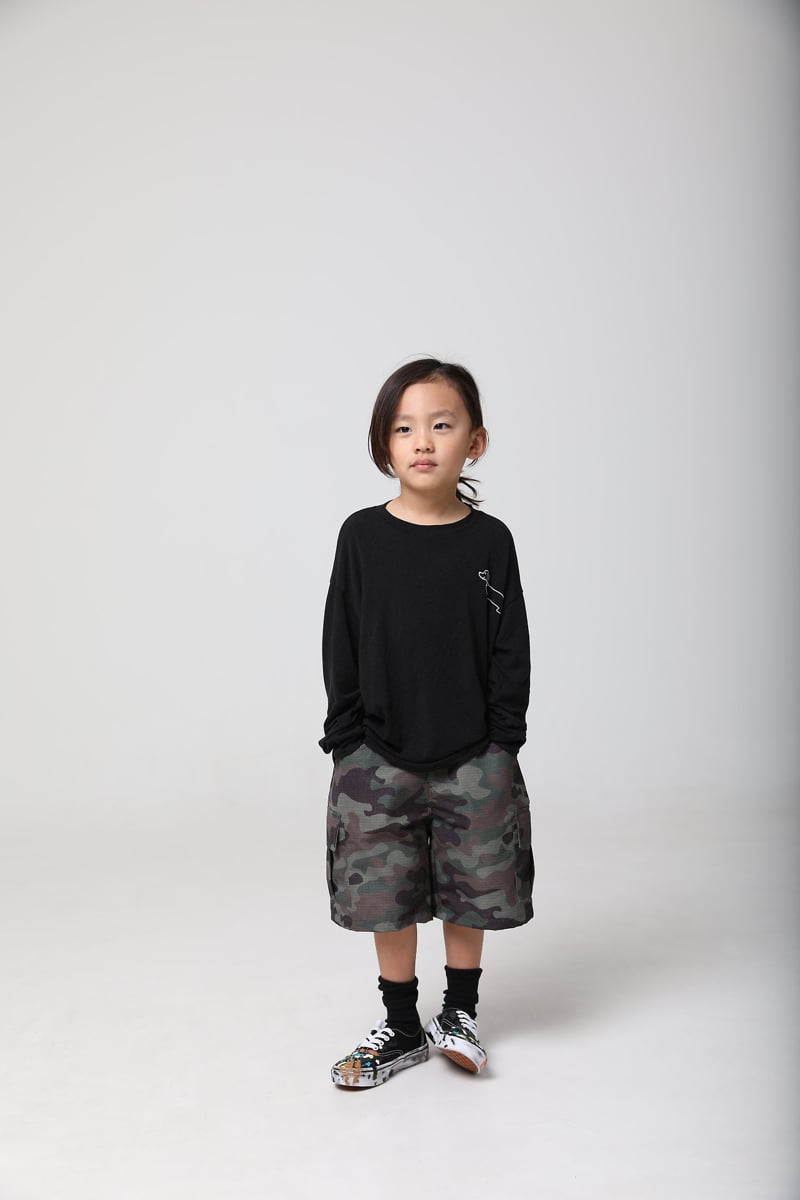 Mooi Store - Korean Children Fashion - #littlefashionista - Camo Shorts - 2