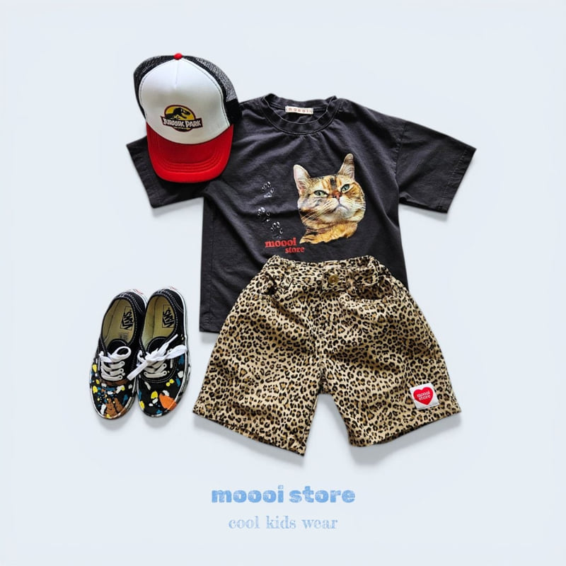Mooi Store - Korean Children Fashion - #littlefashionista - Warrior Print Cat Tee - 8
