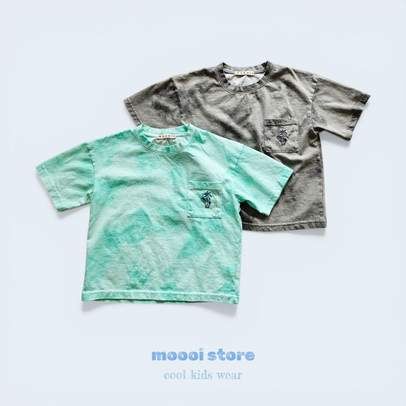 Mooi Store - Korean Children Fashion - #magicofchildhood - Palm Tree Water Print Tee - 7