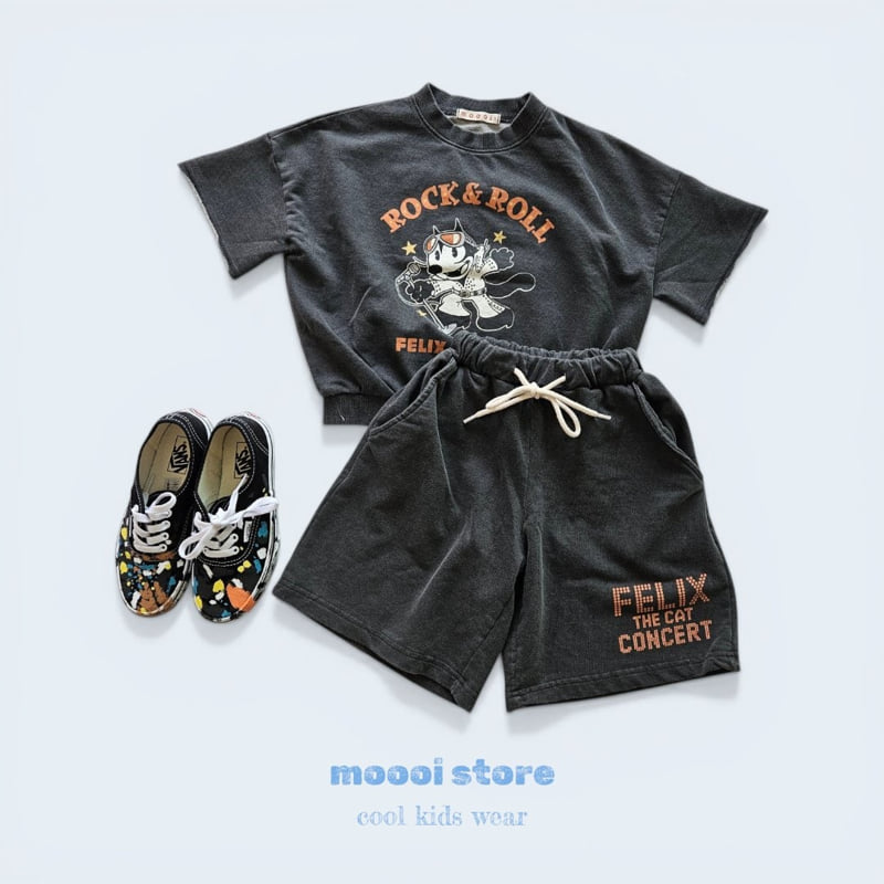 Mooi Store - Korean Children Fashion - #minifashionista - Felix Edge Pigment Shorts - 3